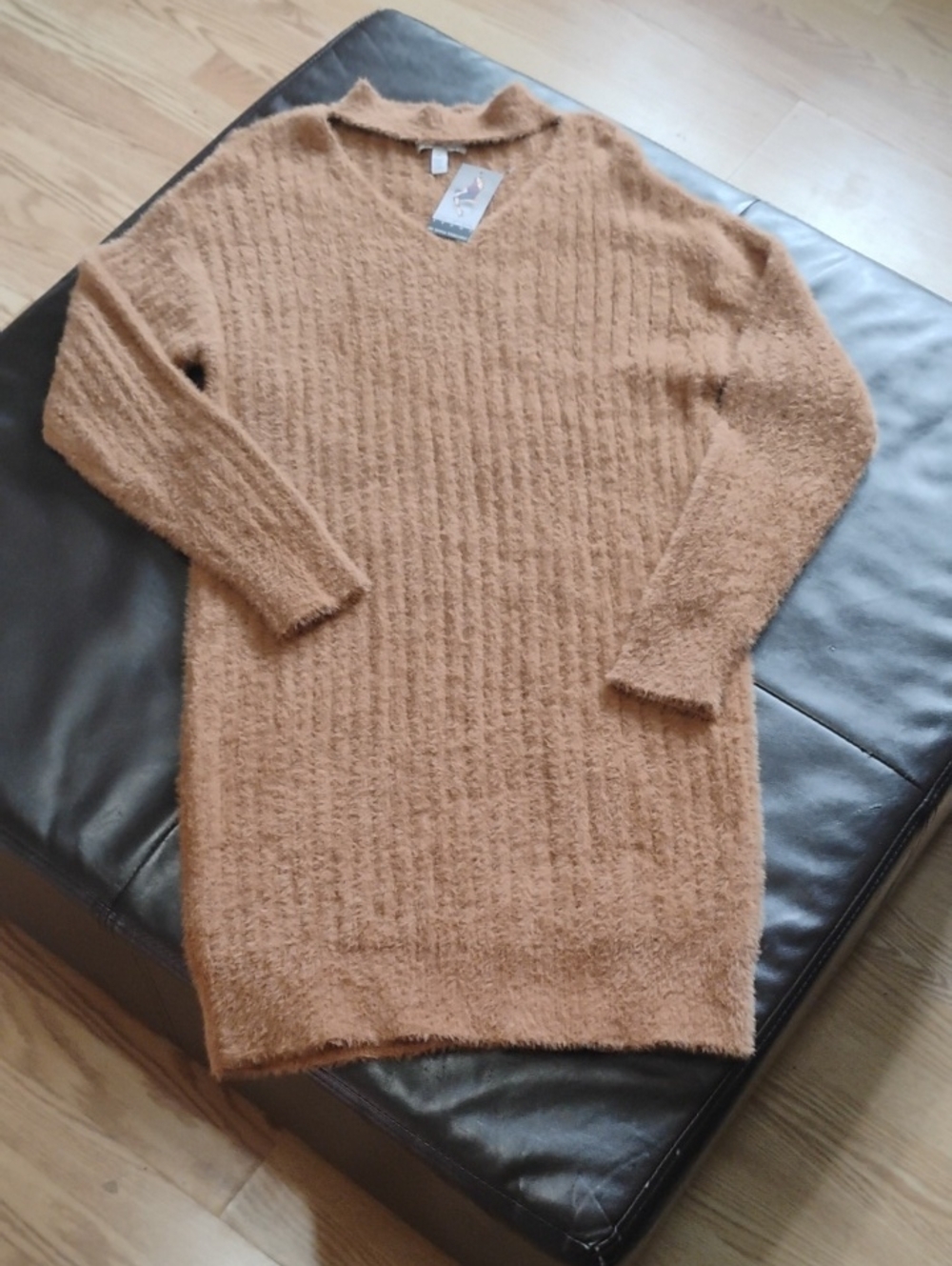 Sofia Jeans by sofia vergara Soft Fuzzy  Sweater Dress